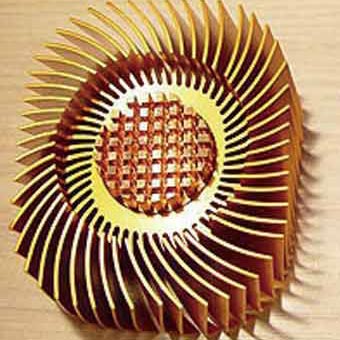 散热器零部件五金加工样品展示